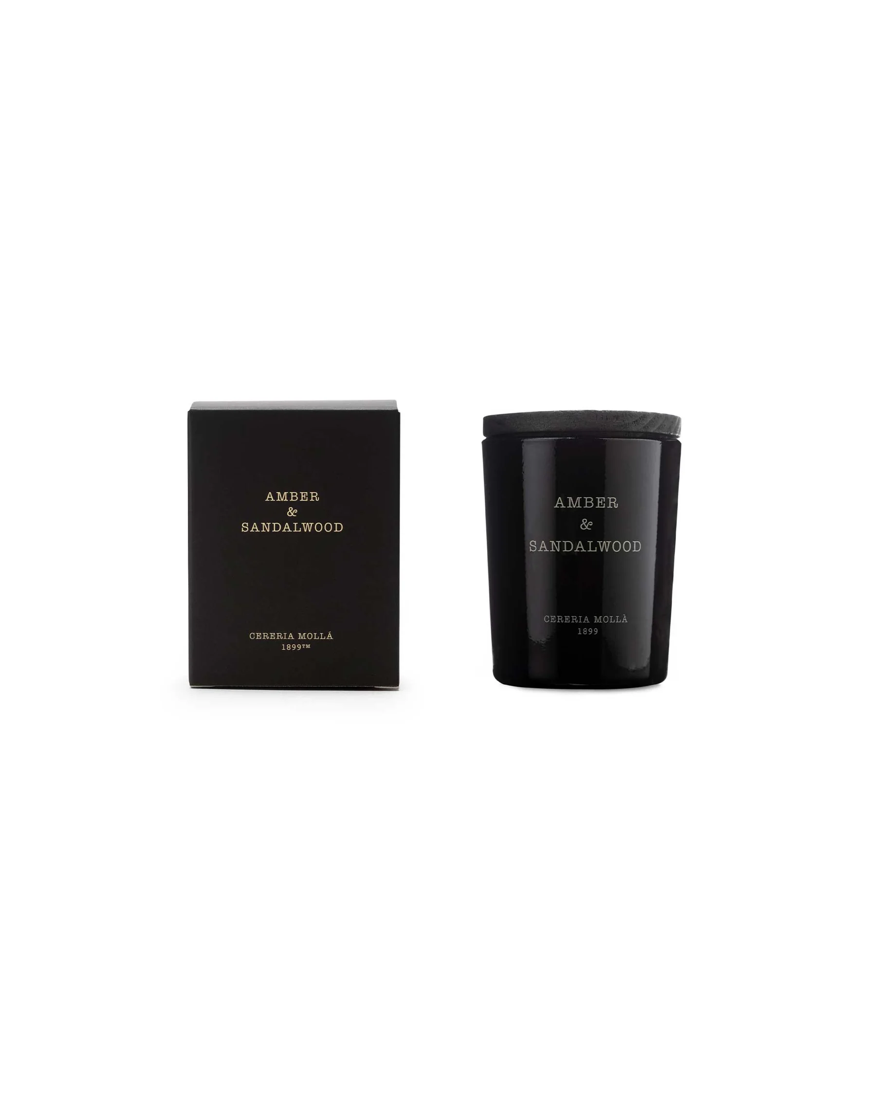 Cereria Mollá 1899 Amber & Sandalwood Scented Mini Candle 70 g