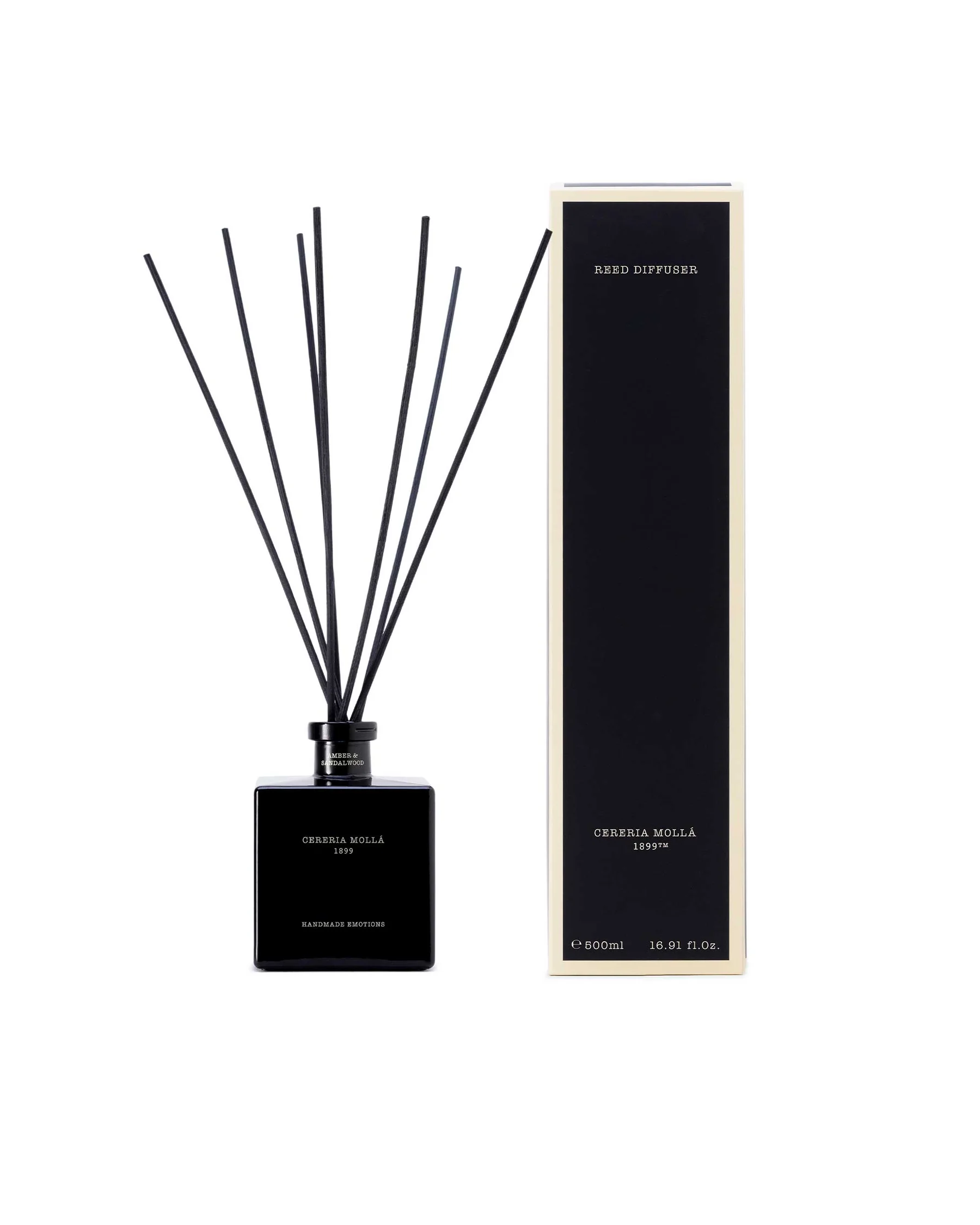 Cereria Mollá 1899 Amber & Sandalwood Reed Diffuser 500 ml