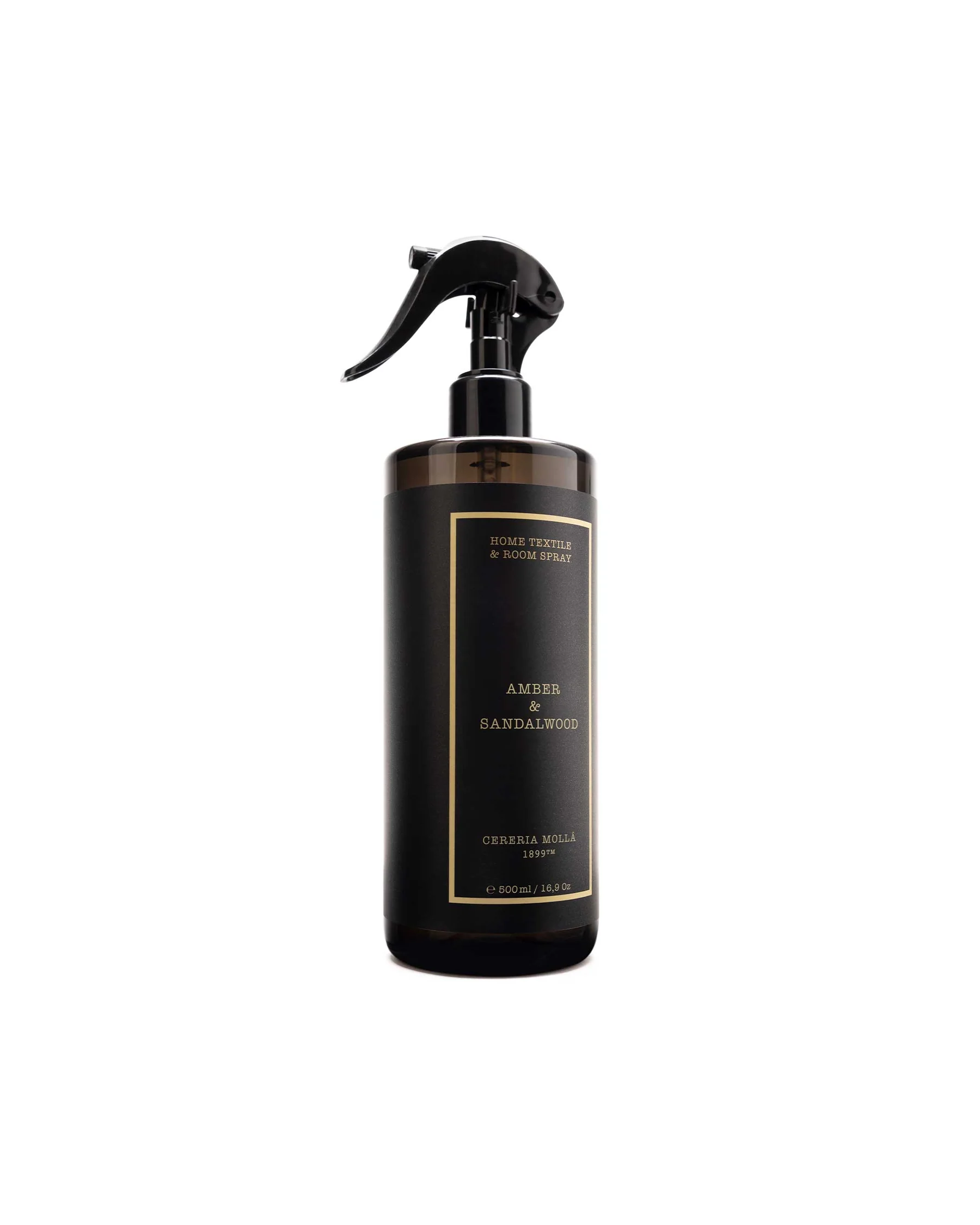 Cereria Mollá 1899 Amber & Sandalwood Fragrance for Fabrics Textile Spray 500 ml