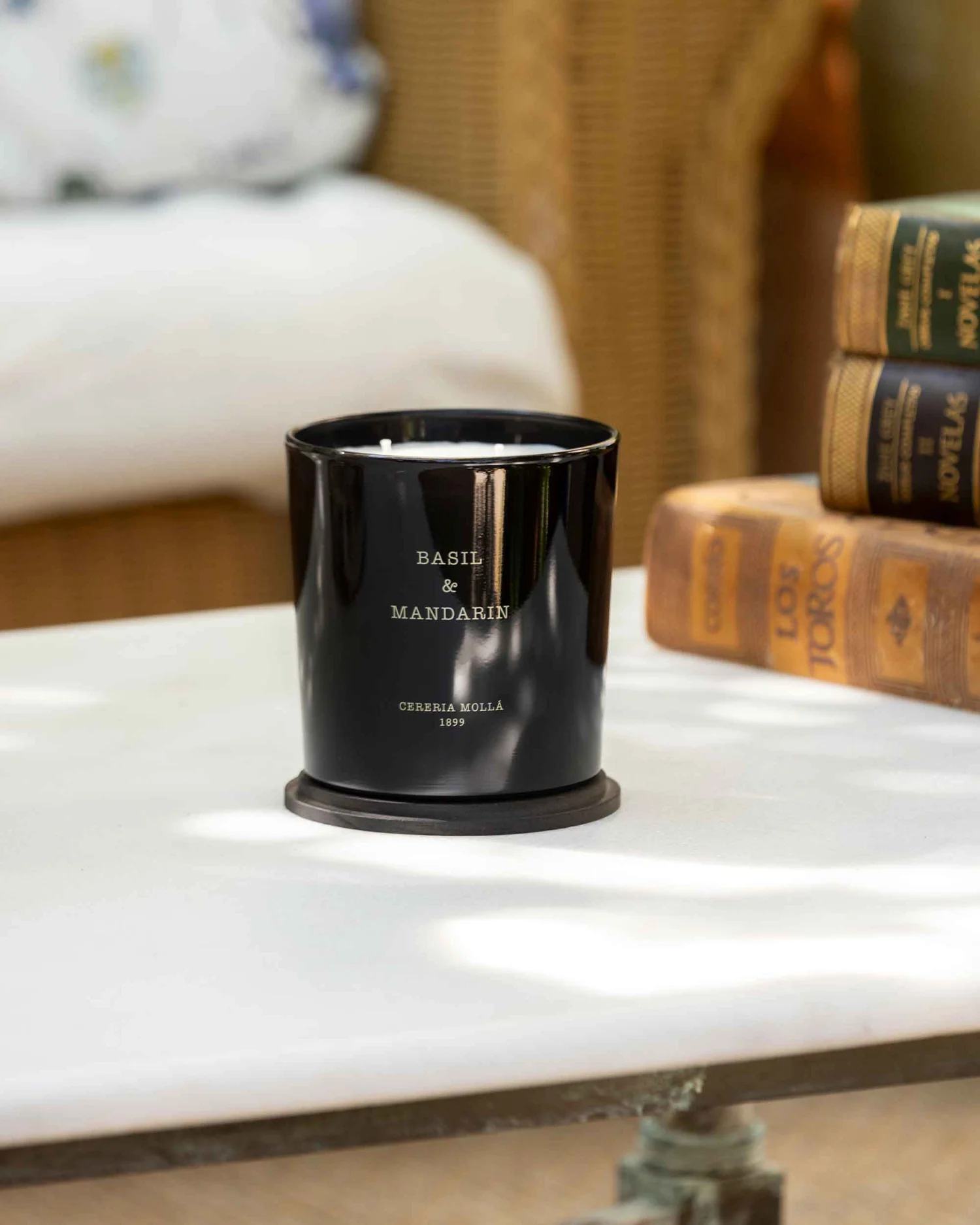Cereria Mollá 1899 Basil & Mandarin Scented XL Candle 600 g