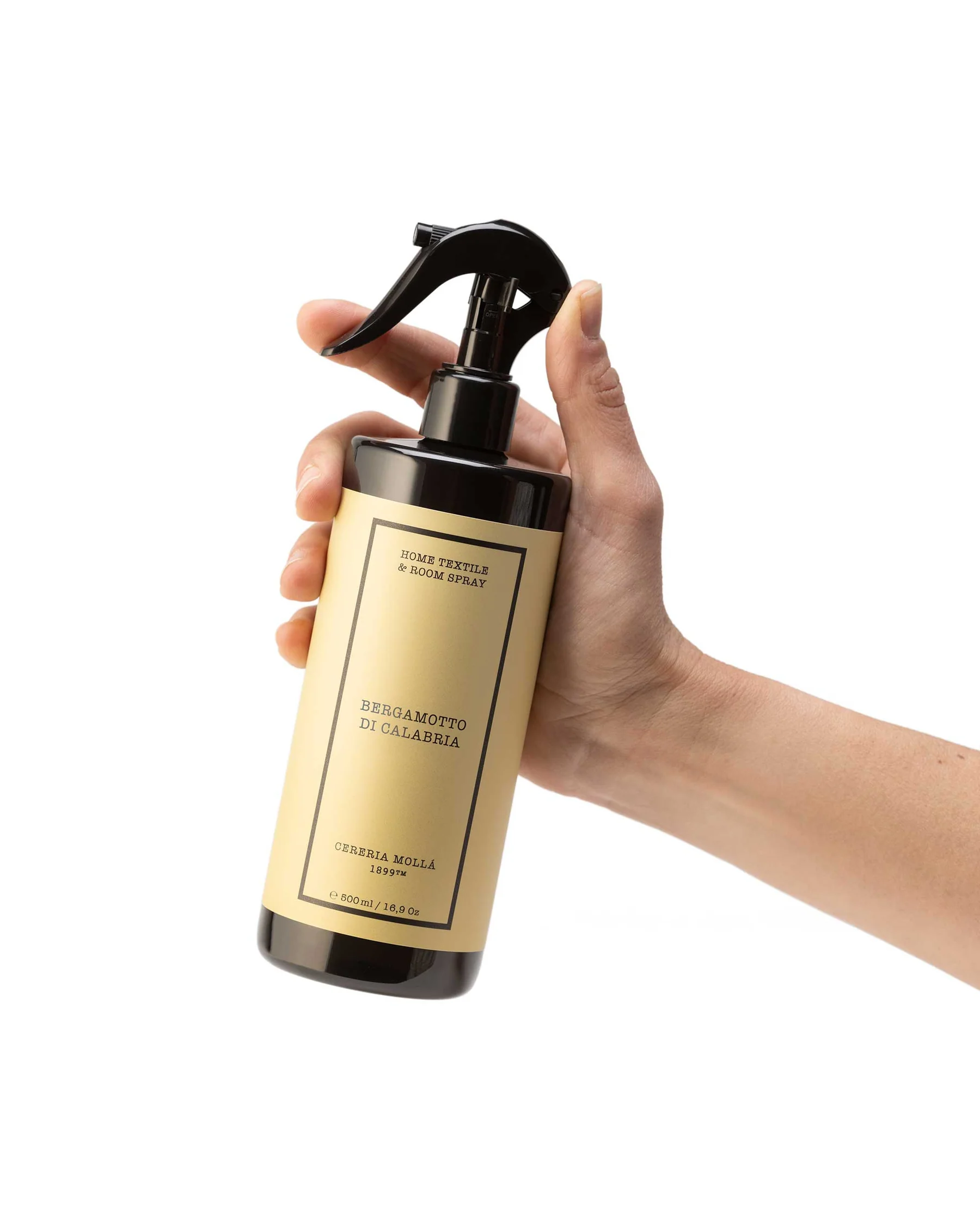 Cereria Mollá 1899 Bergamotto Di Calabria Fragrance for Fabrics Textile Spray 500 ml