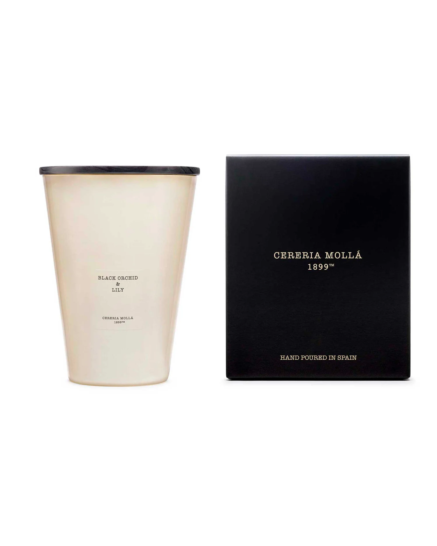 Cereria Mollá 1899 Black Orchid & Lily Scented XXL Candle 3500 g