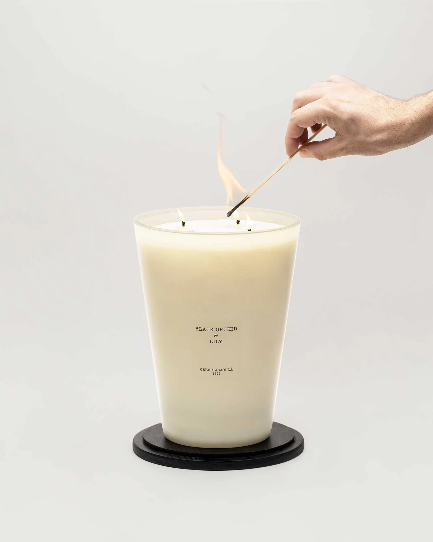 Cereria Mollá 1899 Black Orchid & Lily Scented XXL Candle 3500 g