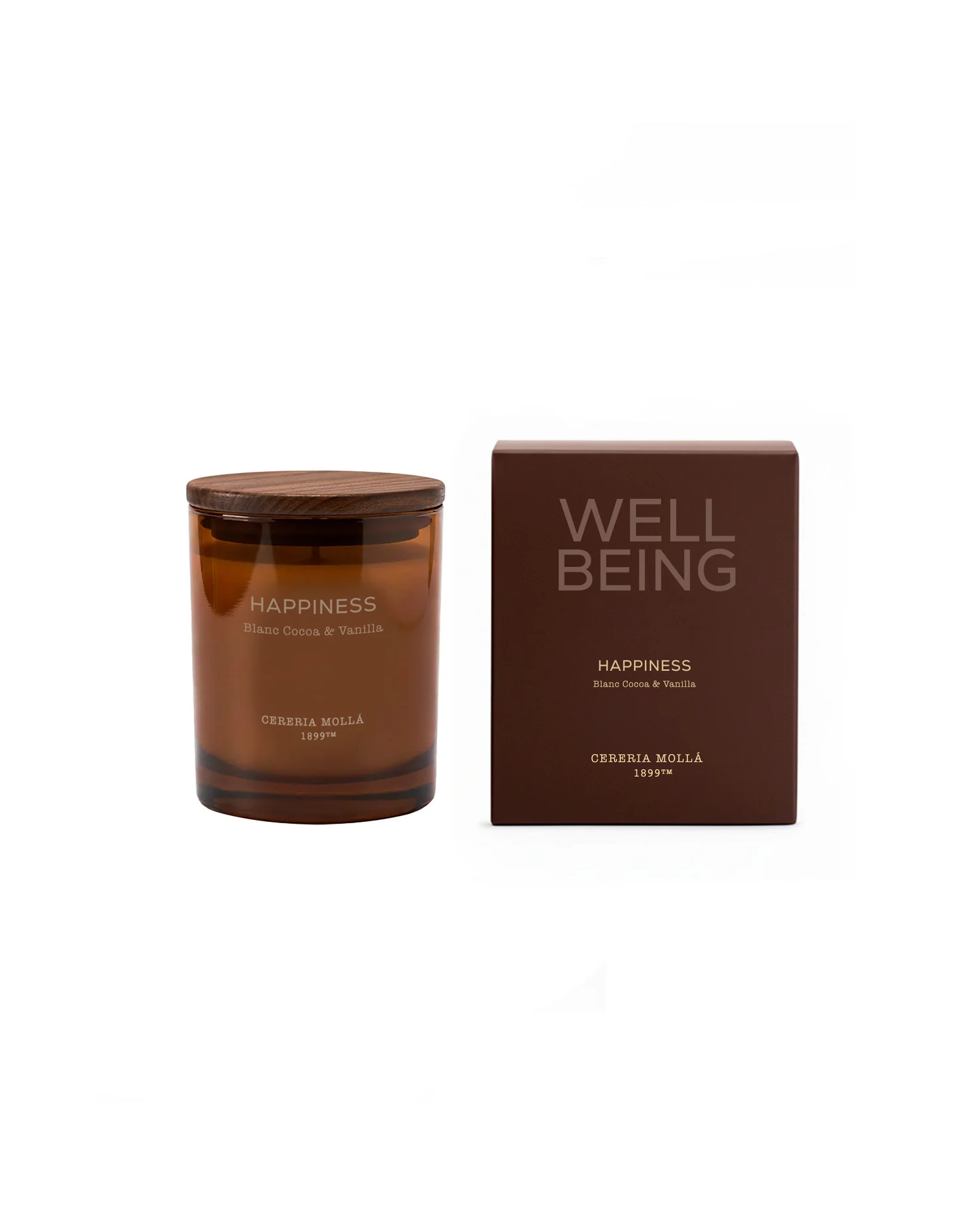 Cereria Mollá 1899 Blanc Cocoa & Vanilla Happiness Scented Candle 230 g