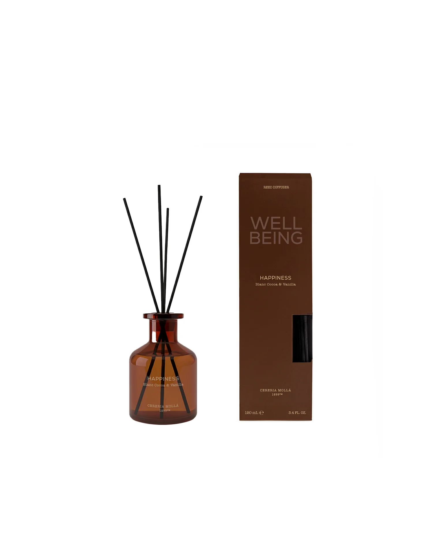 Cereria Mollá 1899 Blanc Cocoa & Vanilla Happiness Reed Diffuser 120 ml