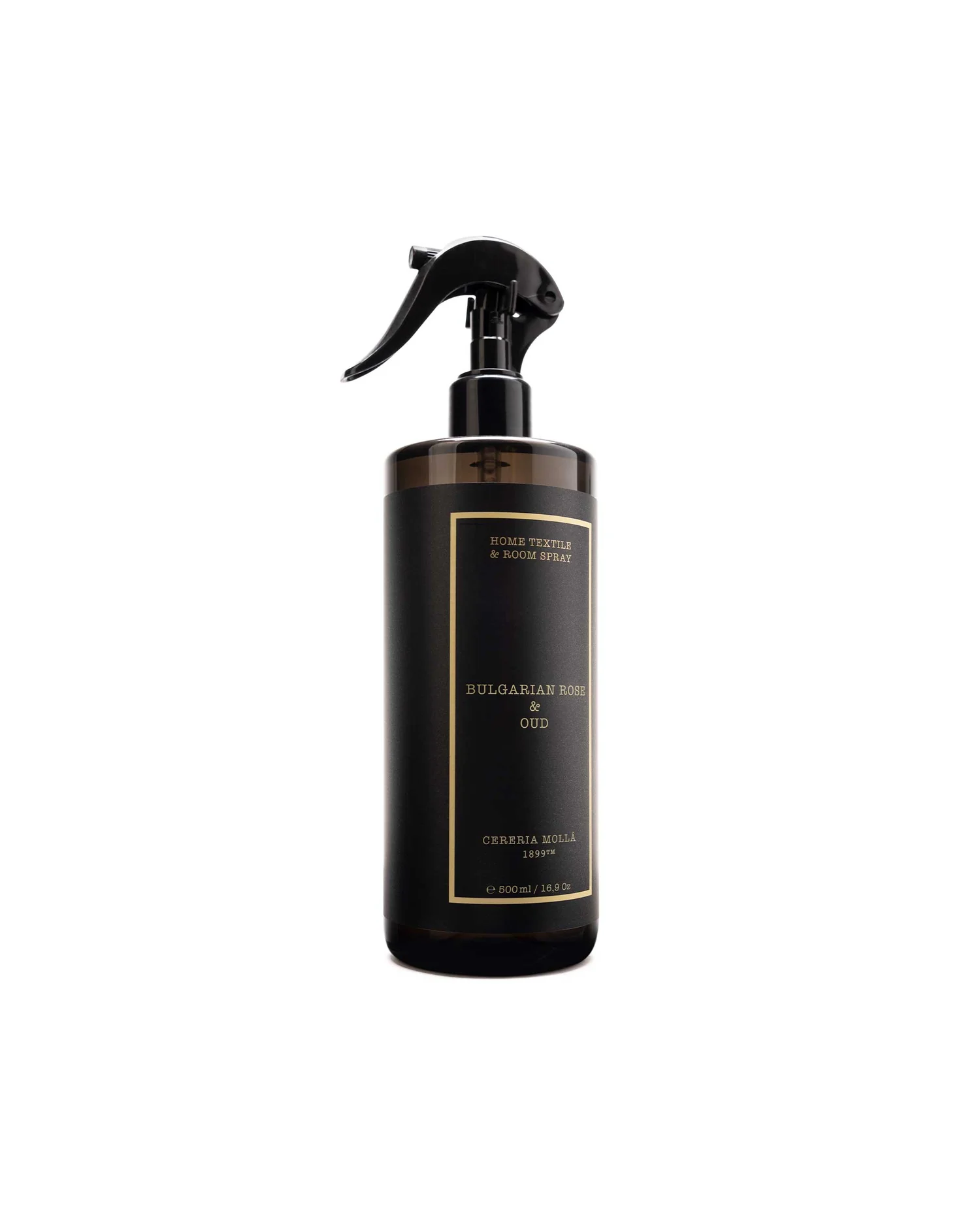 Cereria Mollá 1899 Bulgarian Rose & Oud Fragrance for Fabrics Textile Spray 500 ml