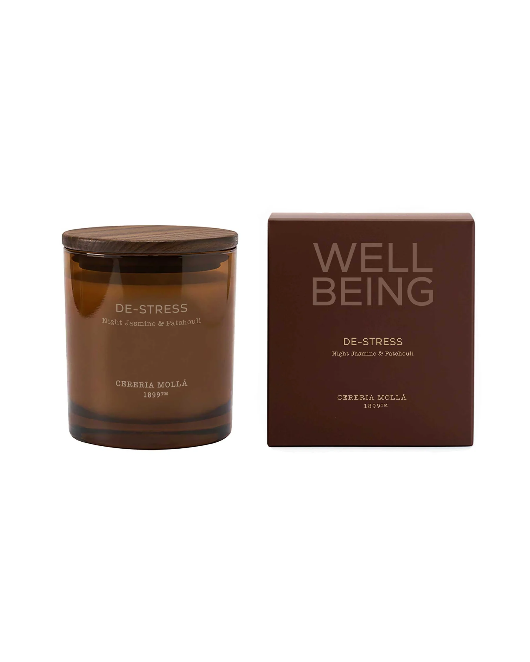 Cereria Mollá 1899 De-Stress Night Jasmine & Patchouli Scented Candle 370 g