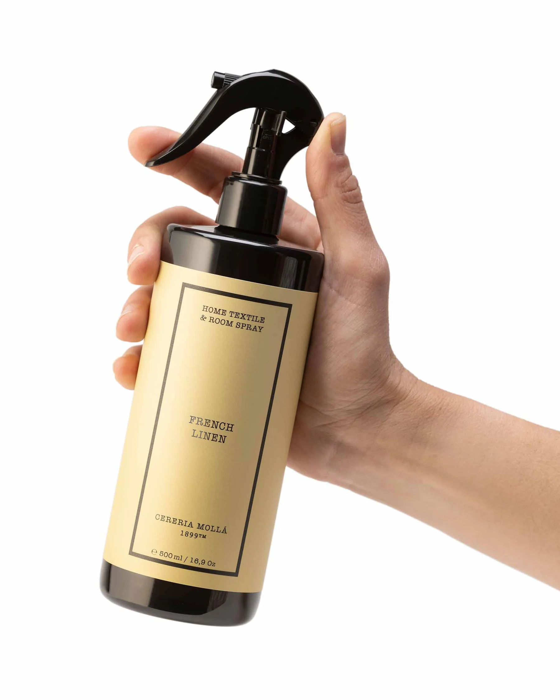 Cereria Mollá 1899 French Linen Fragrance for Fabrics Textile Spray 500 ml
