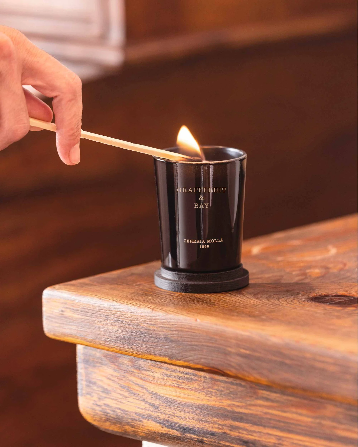 Cereria Mollá 1899 Grapefruit & Bay Scented Mini Candle 70 g