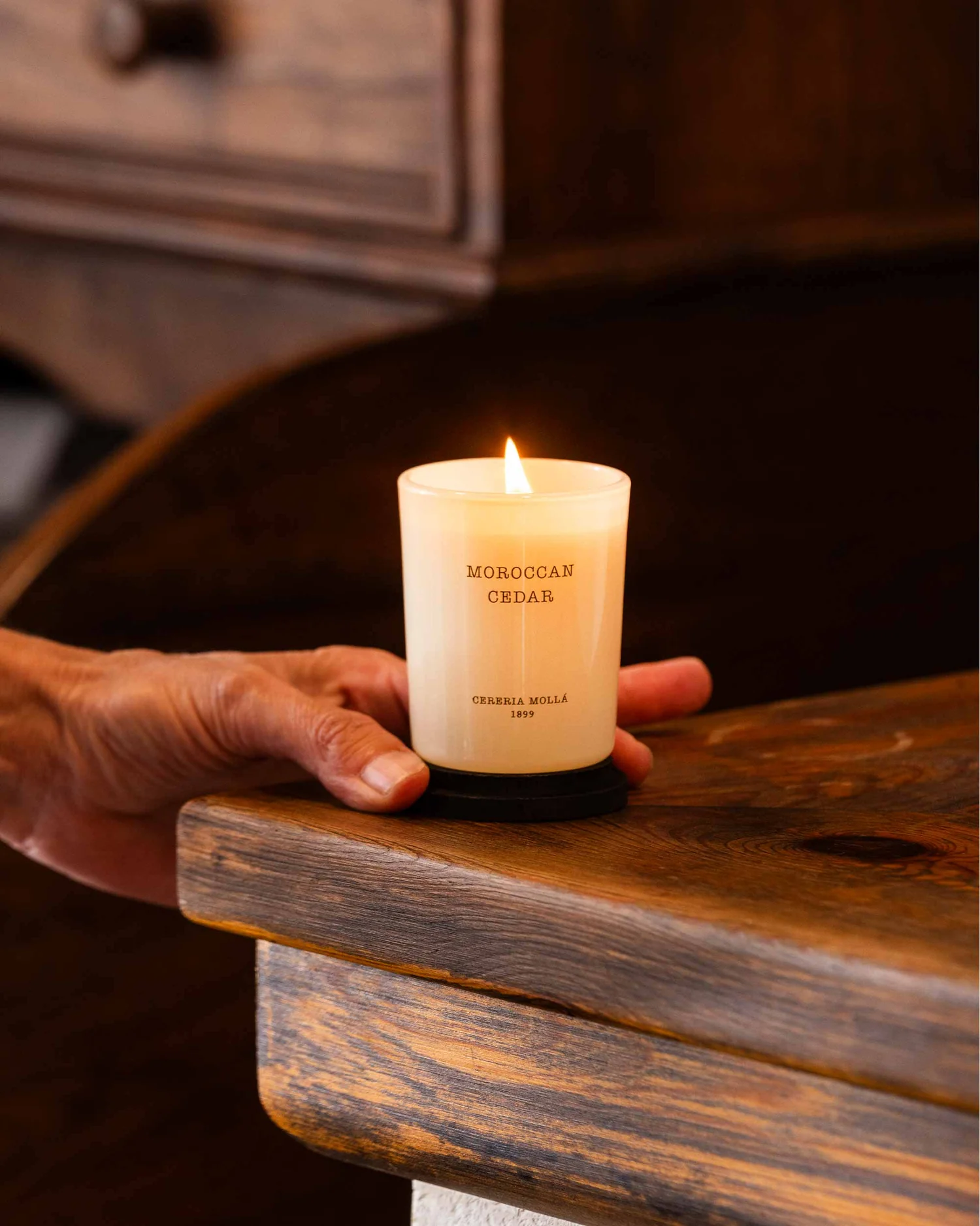 Cereria Mollá 1899 Moroccan Cedar Scented Mini Candle 70 g