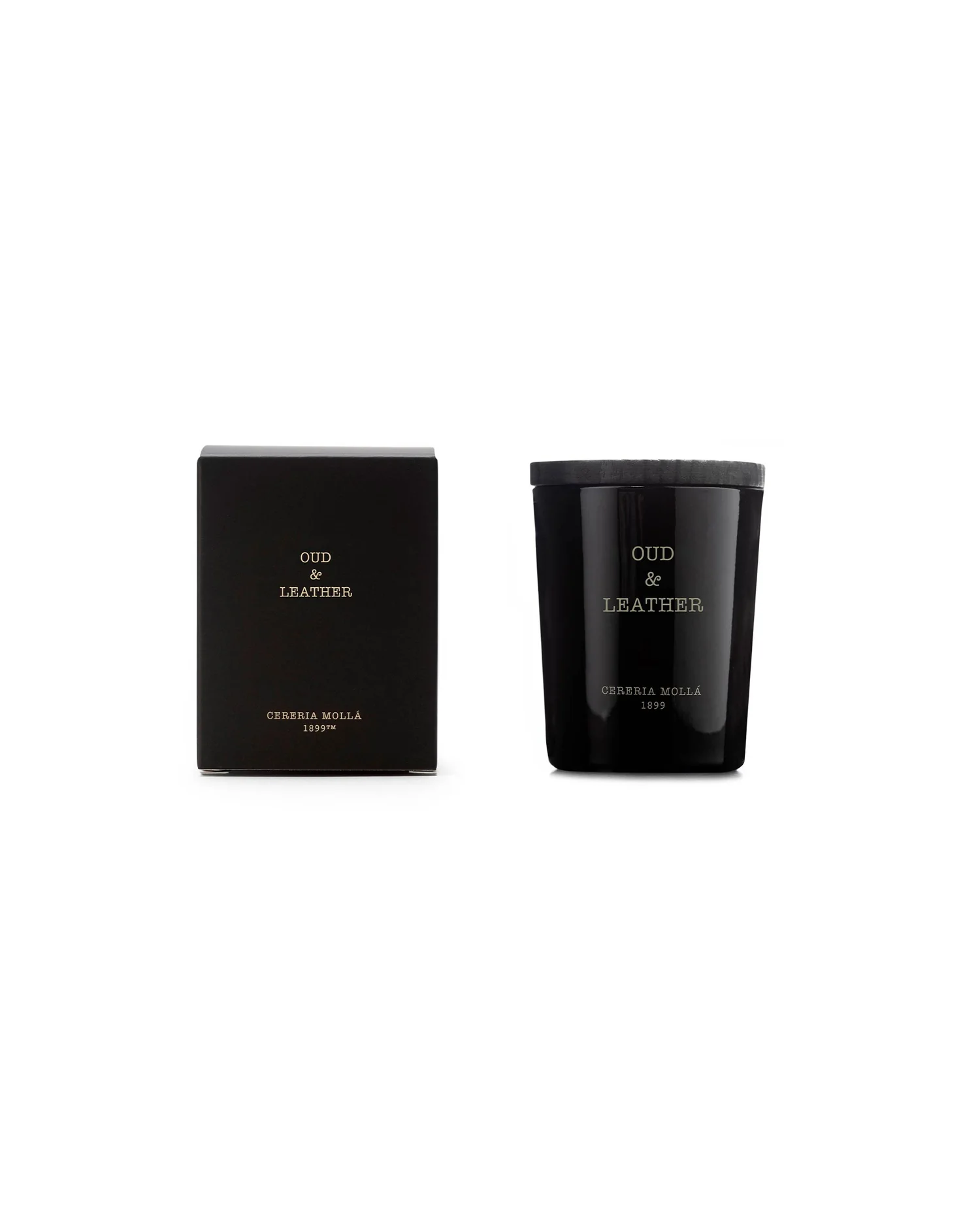 Cereria Mollá 1899 Oud & Leather Scented Mini Candle 70 g