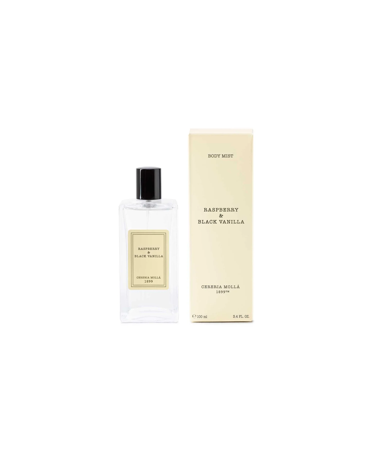 Cereria Mollá 1899 Raspberry & Black Vanilla Body Mist 100 ml