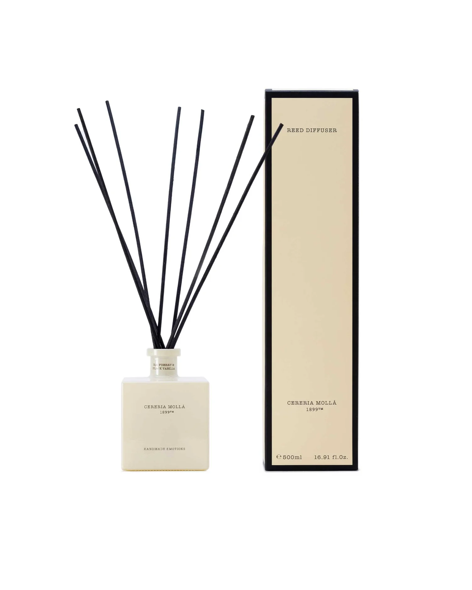 Cereria Mollá 1899 Raspberry & Black Vanilla Reed Diffuser 500 ml