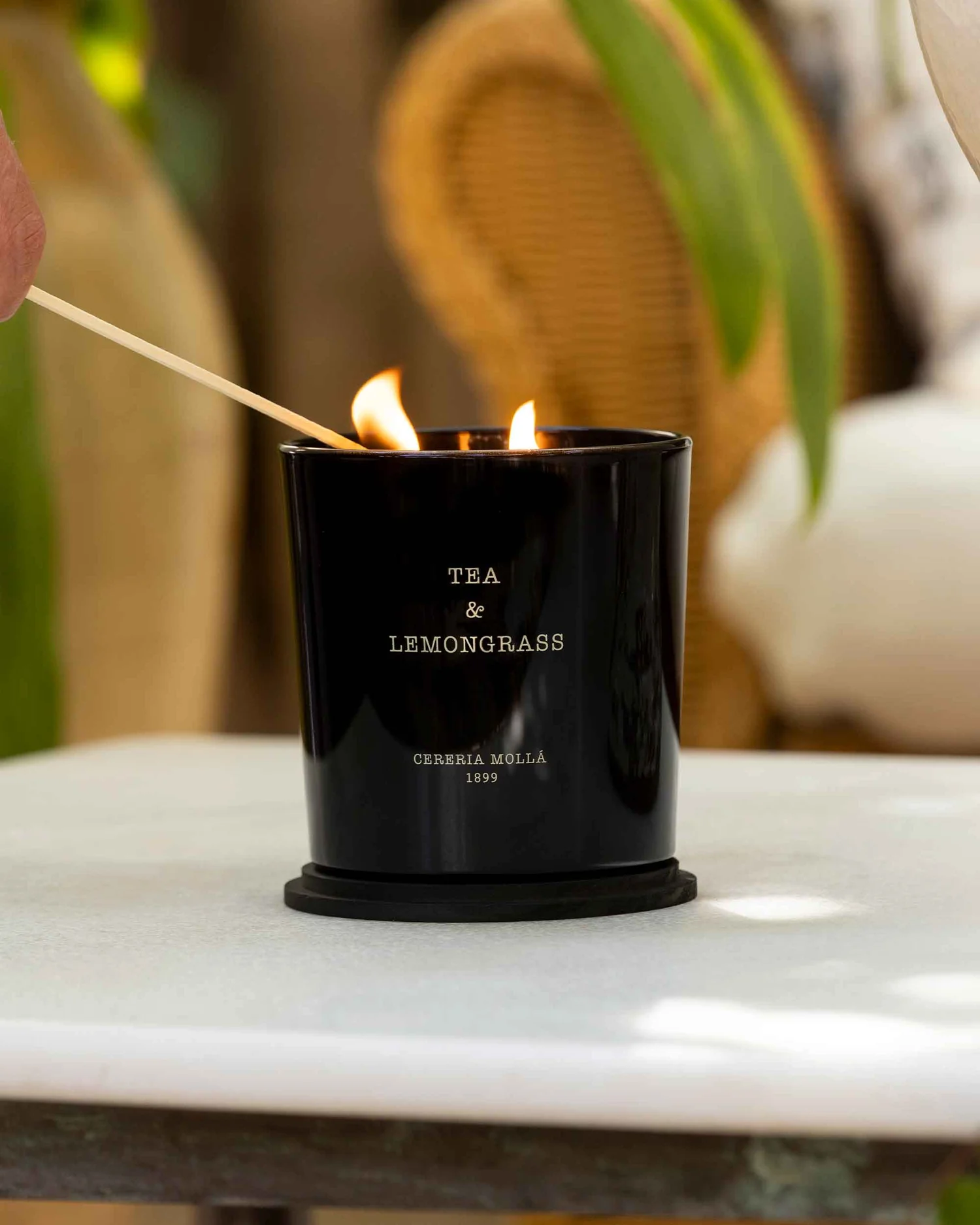 Cereria Mollá 1899 Tea & Lemongrass Scented XL Candle 600 g