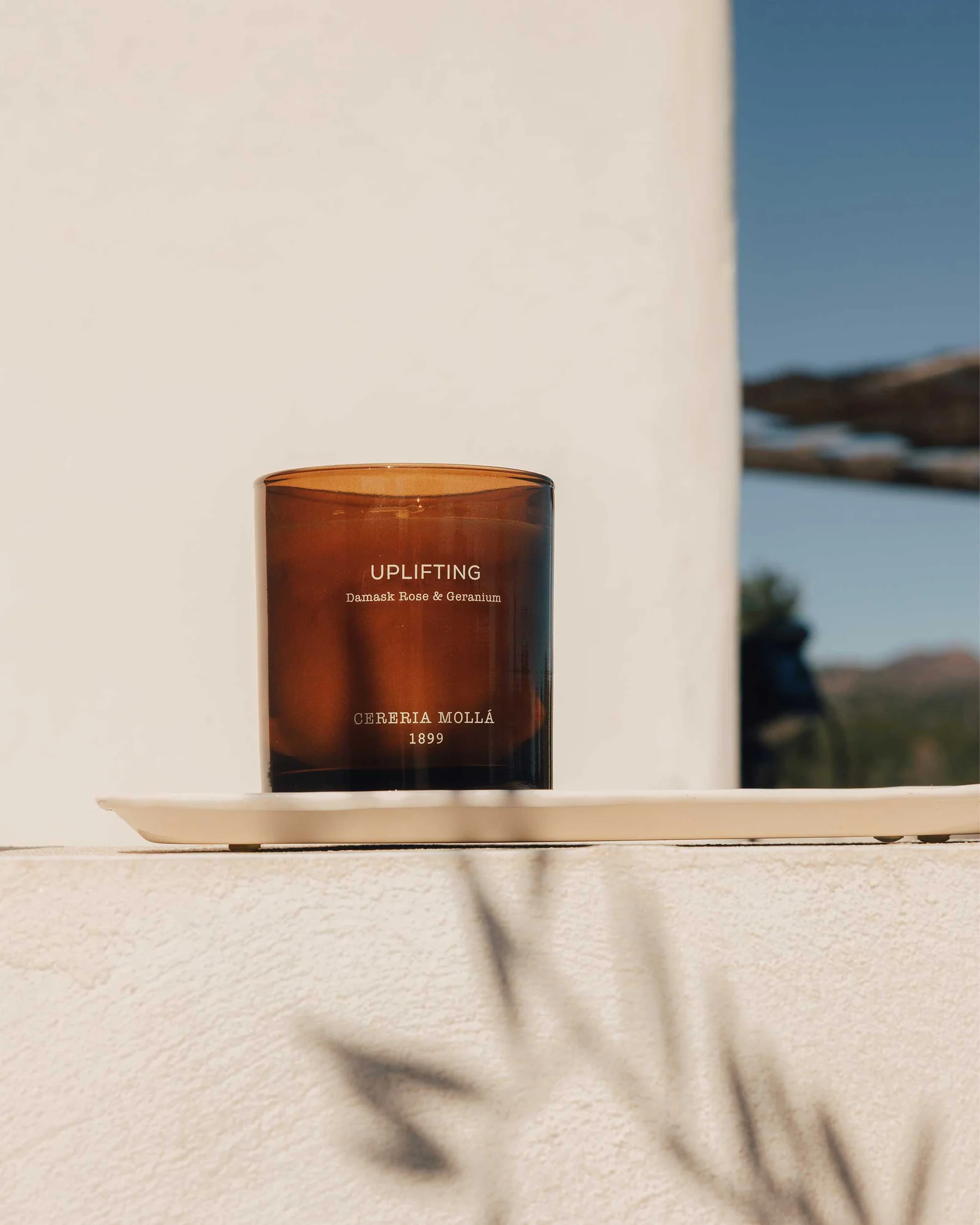 Cereria Mollá 1899 Uplifting Damask Rose & Geranium Scented Candle 370 g