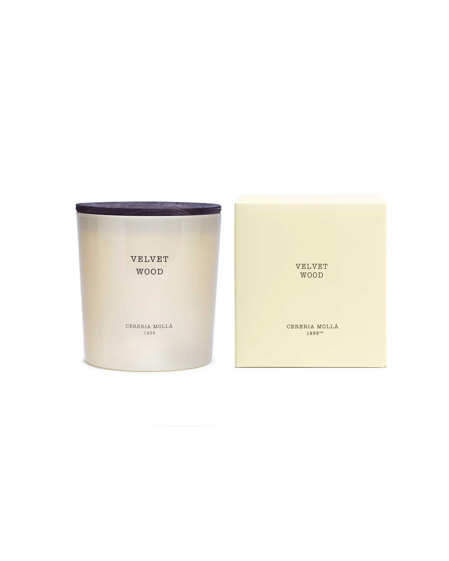 Cereria Mollá 1899 Velvet Wood Scented XL Candle 600 g