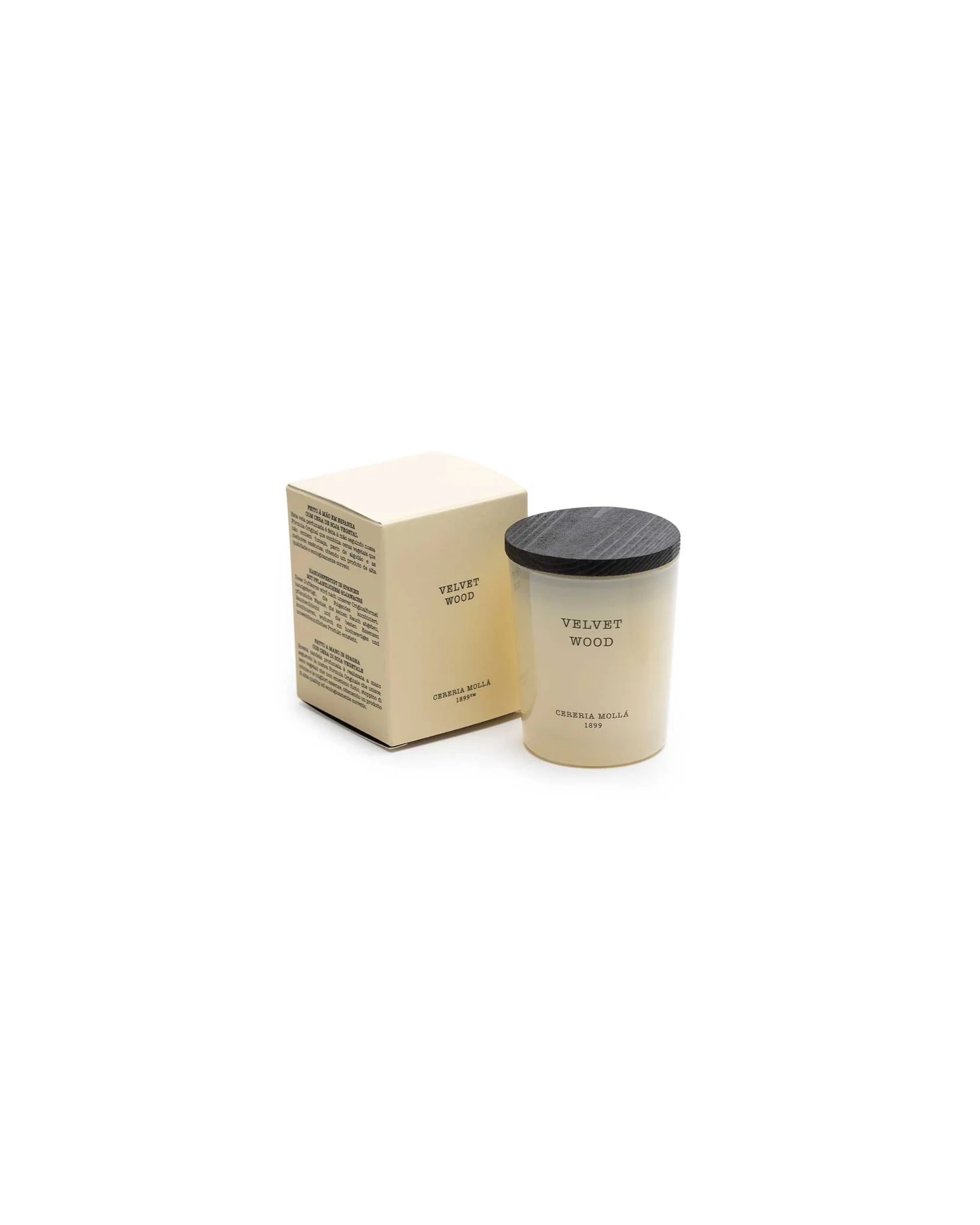 Cereria Mollá 1899 Velvet Wood Scented Mini Candle 70 g